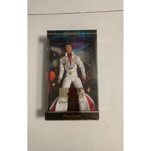 Elvis Featuring The White Eagle Jumpsuit. Timeless Treasures From Mattel.